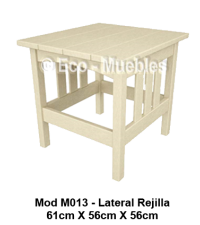 mesa lateral de buro complemento de sala rejilla con alta durabilidad bajo un uso rudo