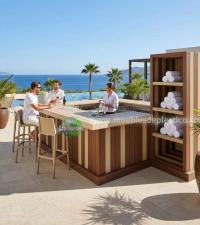 Muebles especiales seco mueble barra, soporte para toallas exterior, personalización de espacios