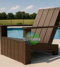 adirondack silla modelo SI009 color chocolate, sillas para alberca, silla de exterior
