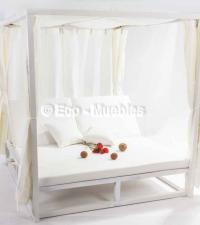 cama balinesa con reclinable